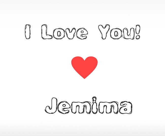 I Love You Jemima
