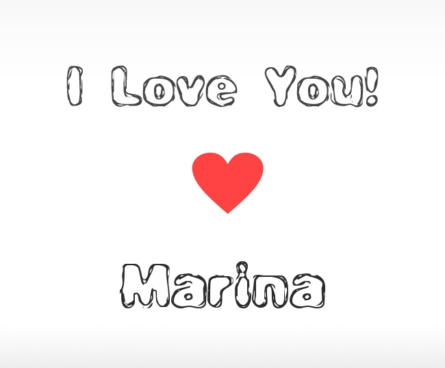 I Love You Marina