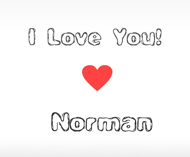 I Love You Norman