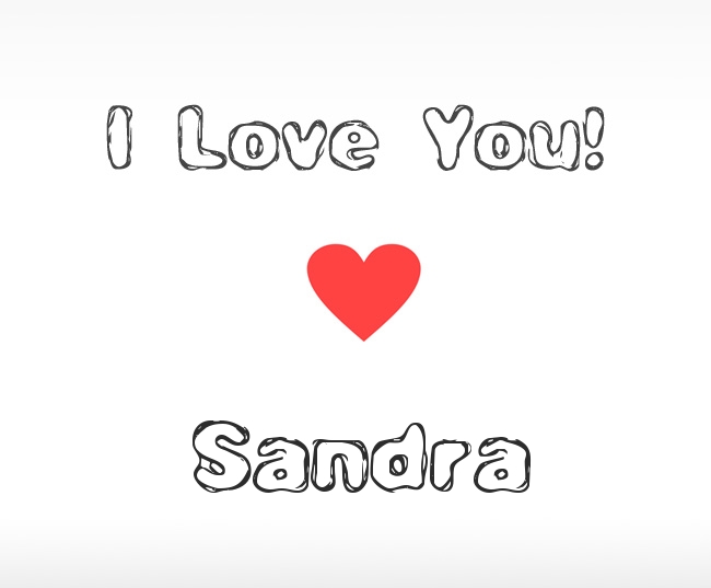 I Love You Sandra