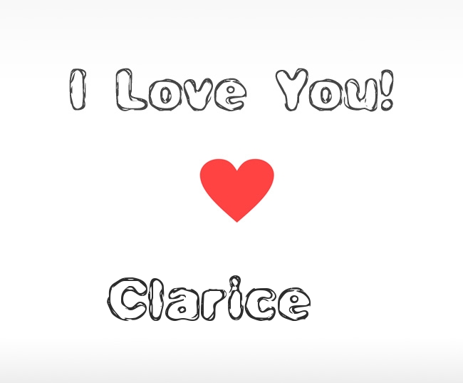 I Love You Clarice