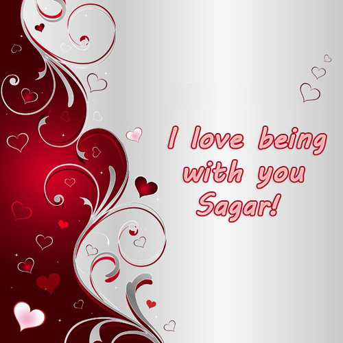 sagar name with love