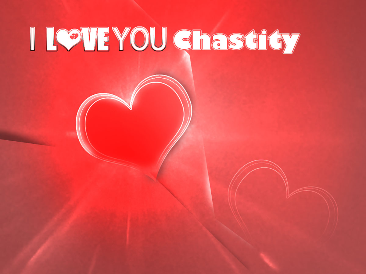 I Love You Chastity!
