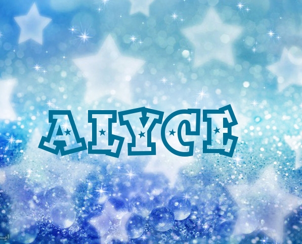 Pictures with names Alyce