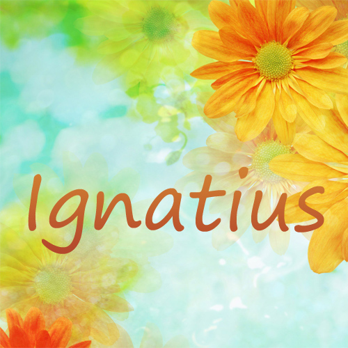 Pictures with names Ignatius