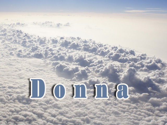 Pictures with names Donna