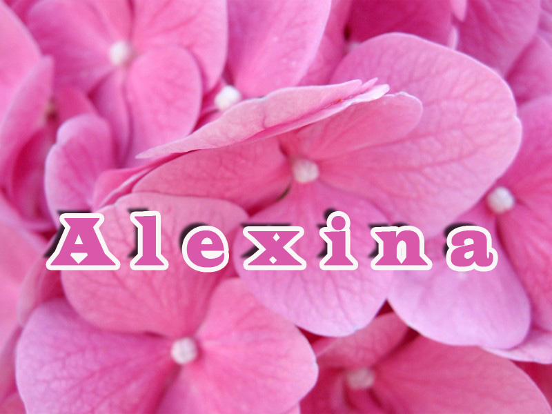Pictures with names Alexina