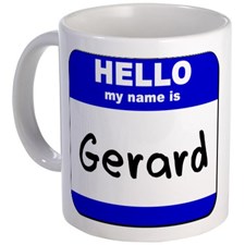 Pictures with names Hello, my name is Gerard