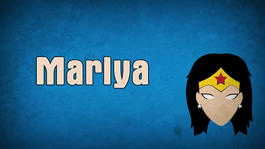 Pictures with names Mariya