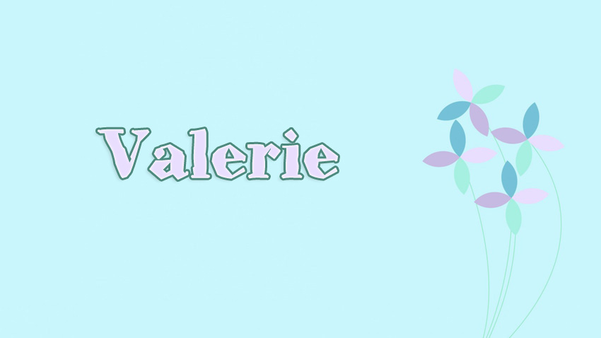 Pictures with name Valerie