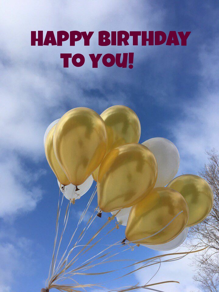 Picture: Happy birthday to you!